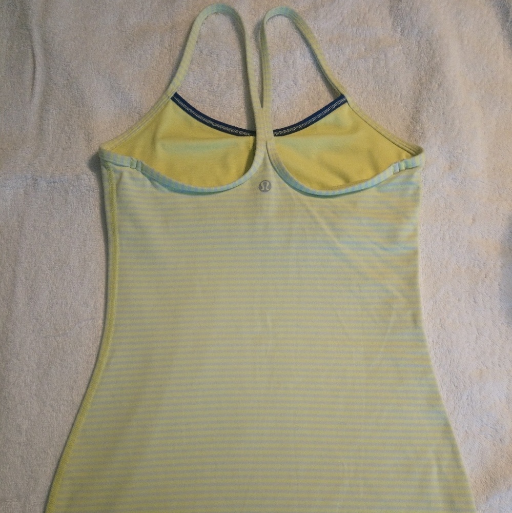 Gray/Yellow Lululemon Tank